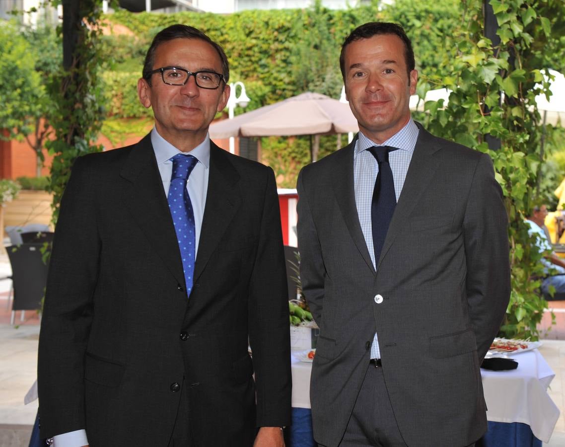 Juan Carlos Hidalgo y Javier Vázquez, del BBVA.