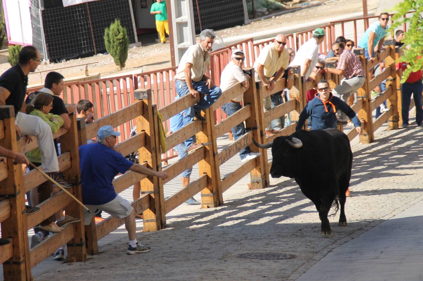 Último encierro de las fiestas de Simancas 2014