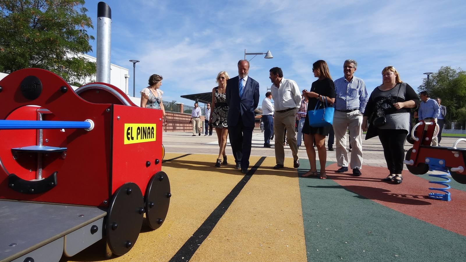 Nuevo paseo en el Pinar de Antequera contruido en los terrenos liberados del tren