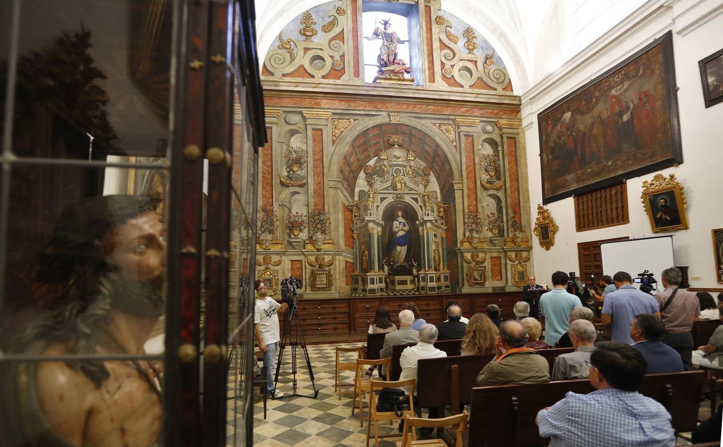 Presentación de la restauración del retablo de la Iglesia de San Miguel y San Julián de Valladolid