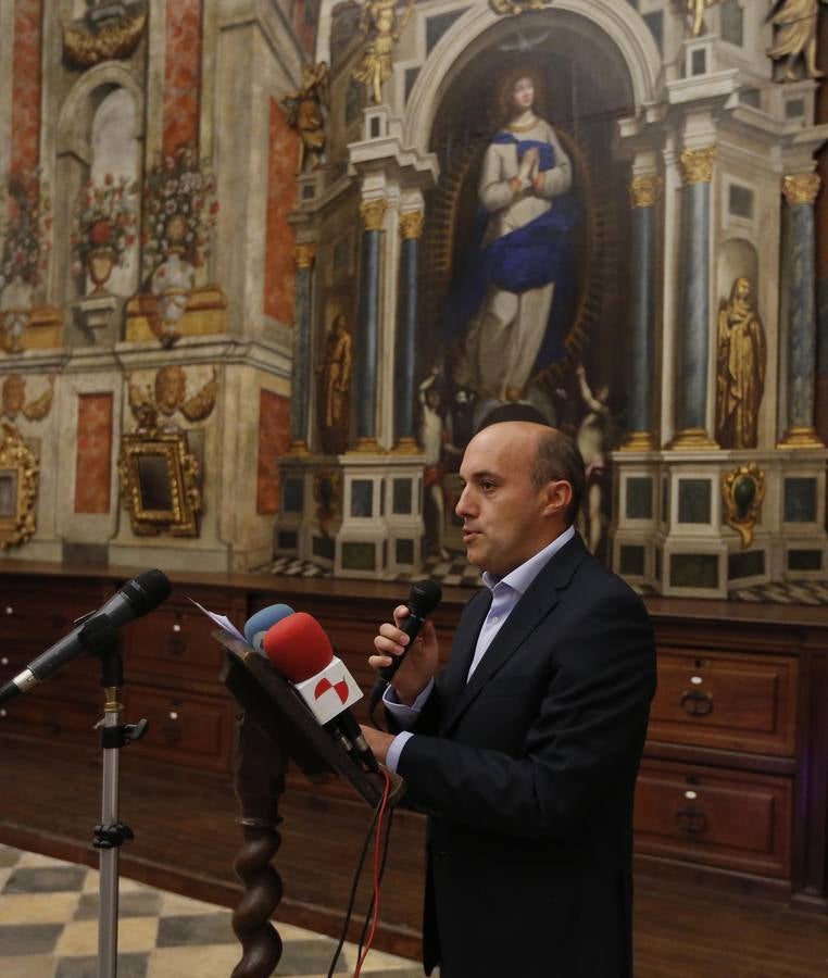 Presentación de la restauración del retablo de la Iglesia de San Miguel y San Julián de Valladolid