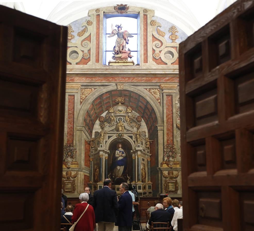 Presentación de la restauración del retablo de la Iglesia de San Miguel y San Julián de Valladolid