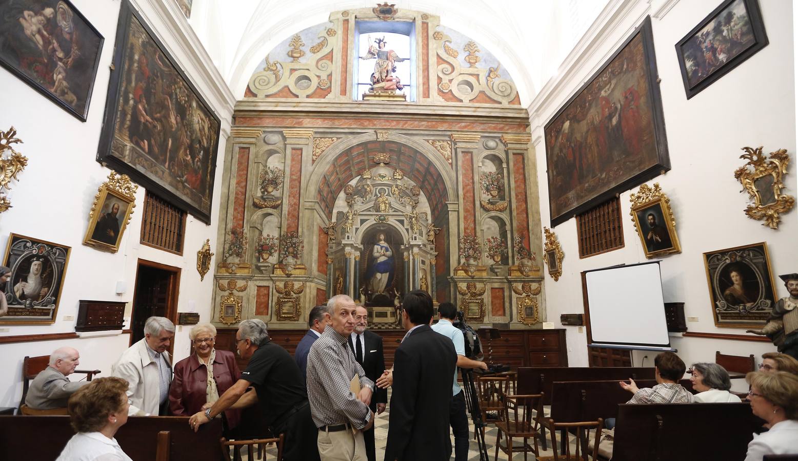 Presentación de la restauración del retablo de la Iglesia de San Miguel y San Julián de Valladolid