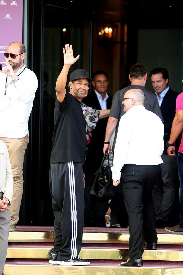 Denzel Washington derrocha simpatía en Donostia