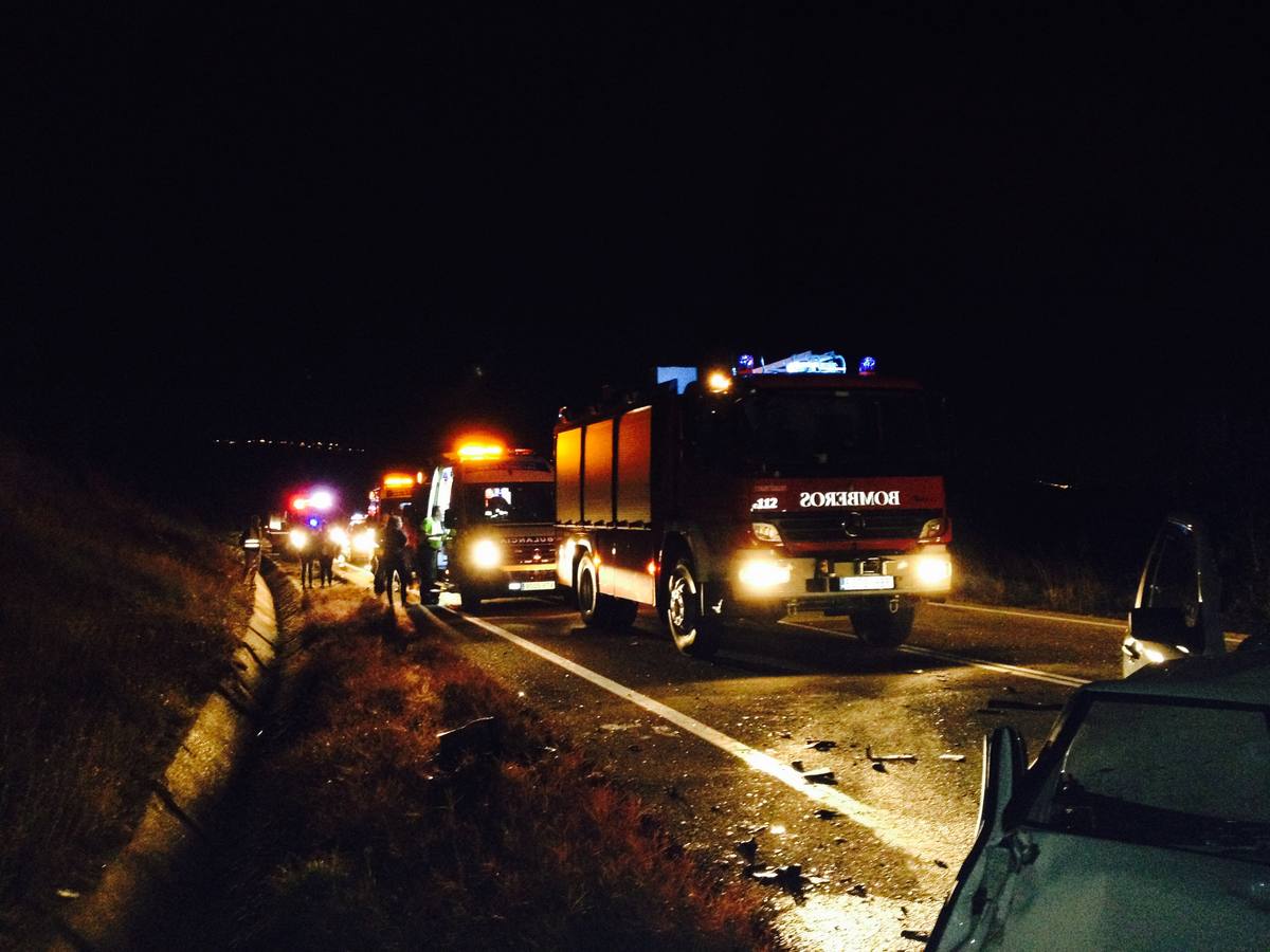 Accidente en Lorenzana (León)