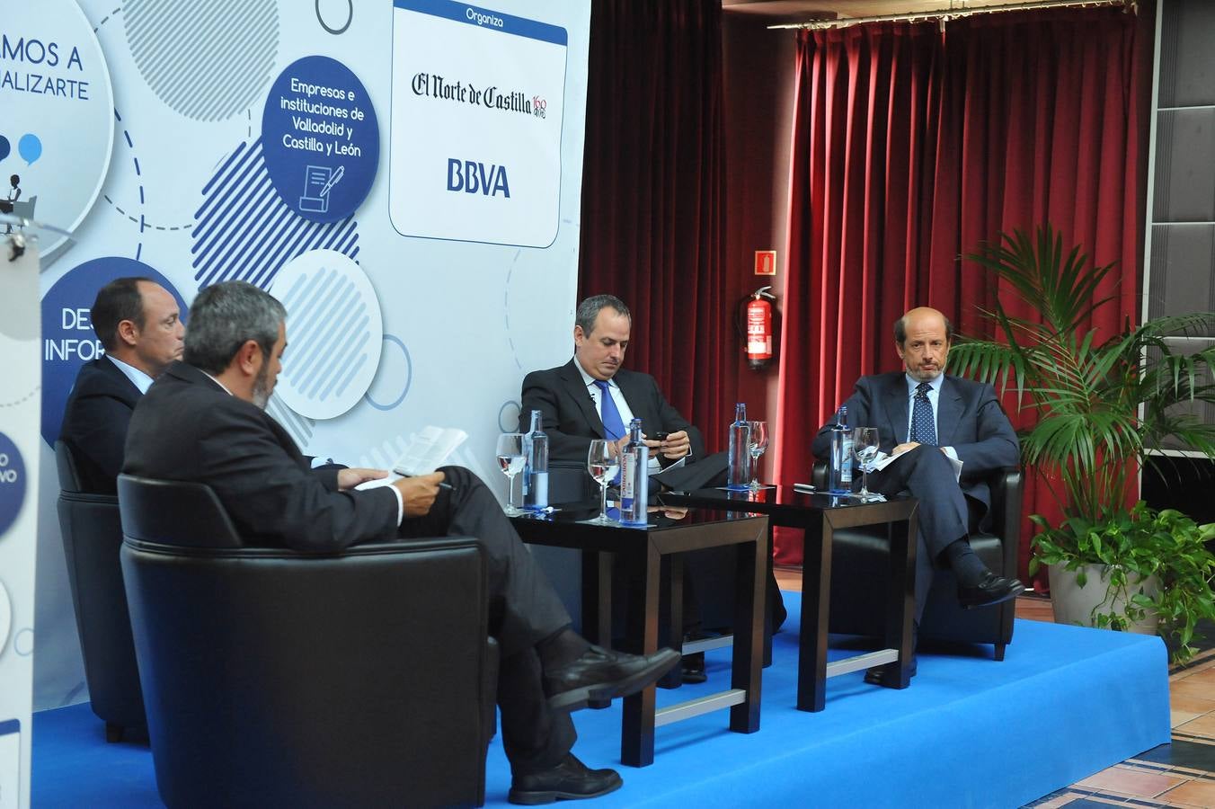 Jornada sobre la internacionalización de las empresas y las perspectivas de crecimiento económico organizada por El Norte de Castilla y el BBVA