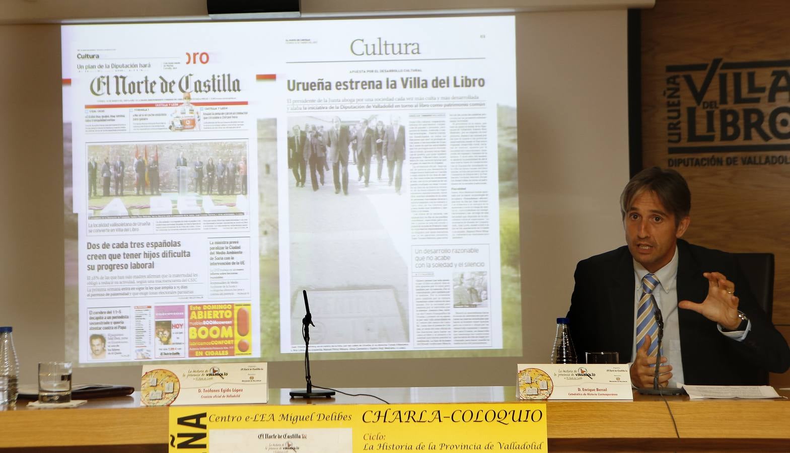 Teófanes Egido participa en &#039;La historia de la provincia de Valladolid&#039;, en Urueña