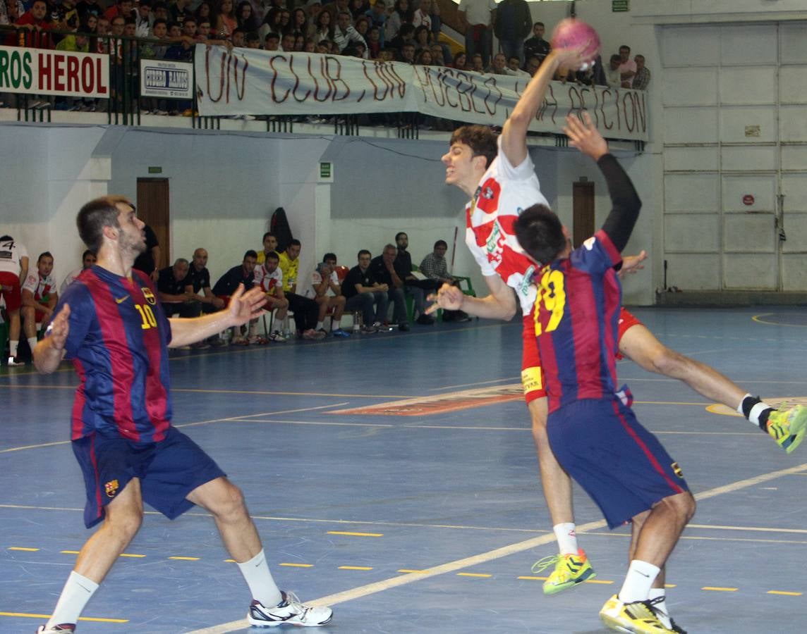 Partido Balonmano Nava - Barcelona B en Segovia