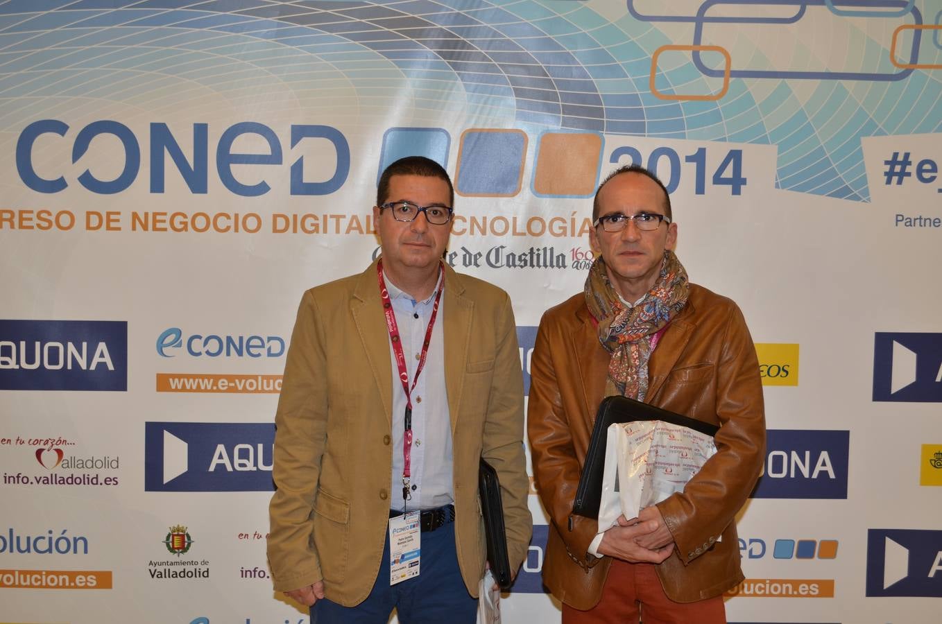 Asistentes a la segunda edición del congreso e-Coned en la Feria de Valladolid (1/2)