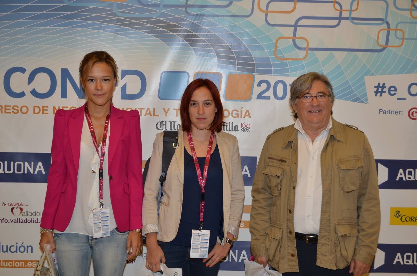 Asistentes a la segunda edición del congreso e-Coned en la Feria de Valladolid (1/2)