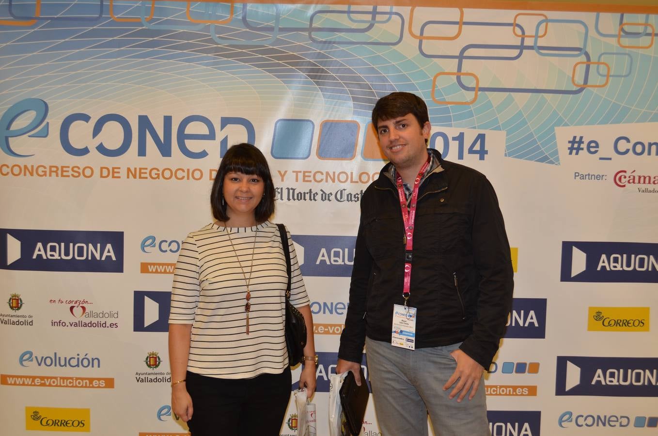 Asistentes a la segunda edición del congreso e-Coned en la Feria de Valladolid (1/2)