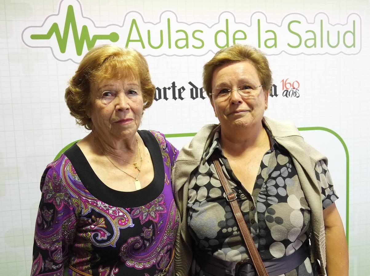 Matilde San José Álvarez e Isabel Díez.