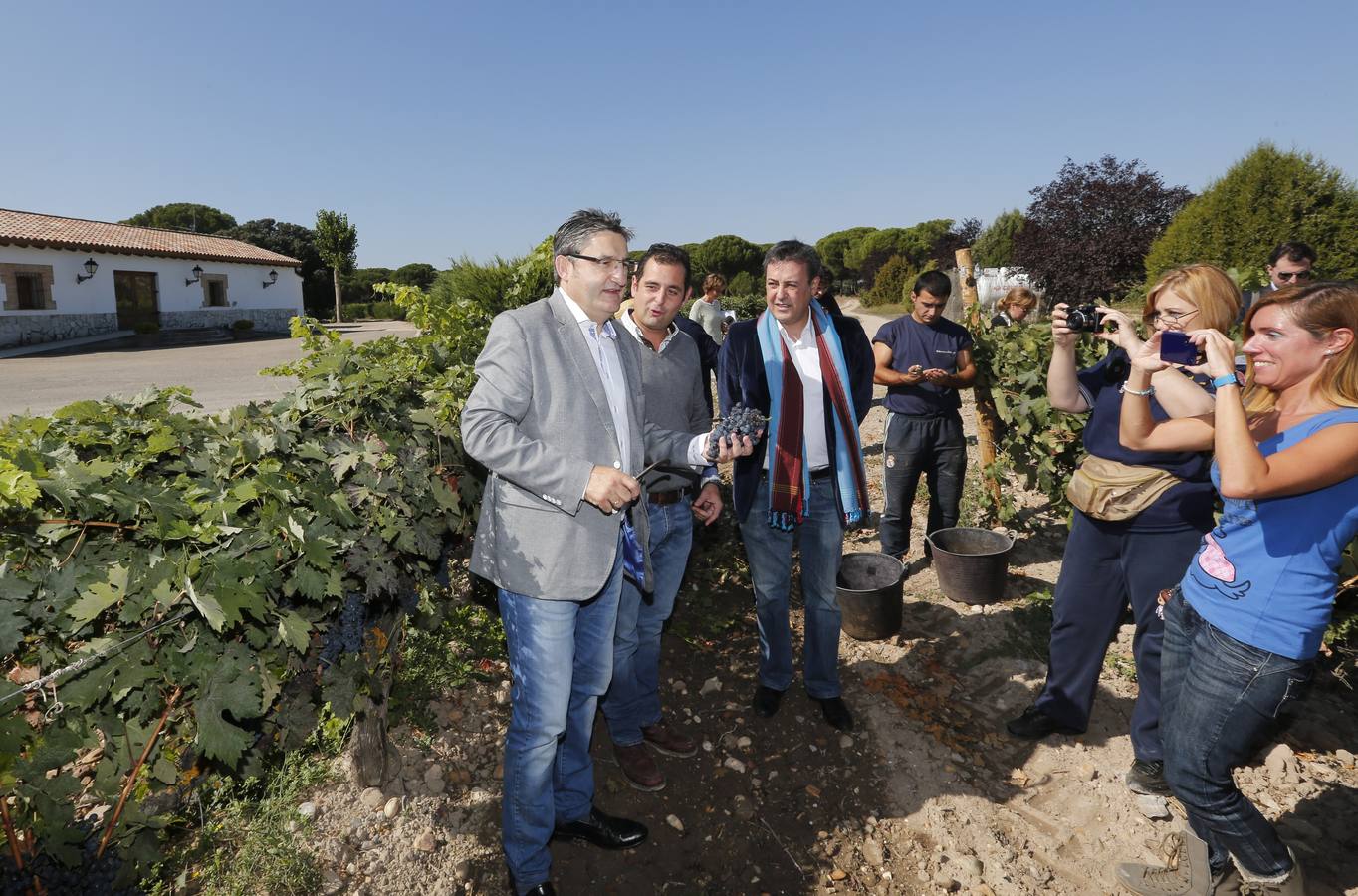 Óscar Campillo, Padrino de la Vendimia 2014 de Dehesa de los Canónigos