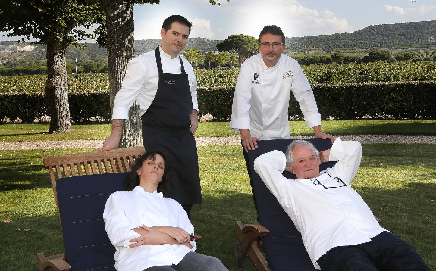 Pisada de uva en Abadía de Retuerta en Sardón de Duero (Valladolid)