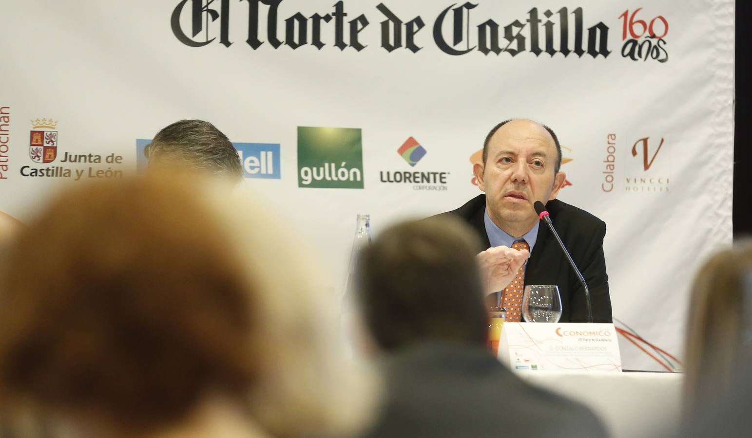 Gonzalo Bernardos, catedrático de Economía de la Universidad de Barcelona, en el Foro Económico de El Norte de Castilla