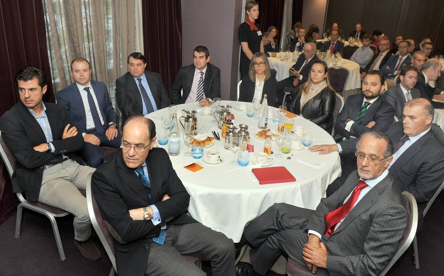 Jesús Posadas (Valdellope); Jesús Puentes (Formesa); José Carlos García (Banco Sabadell); Carlos Rey (Morteros Tudela Veguín); Fernando Anta (Banco Mediolanum); Clara Ureña y Lucrecia Prieto (Priasa); Víctor Sanz (Banco Sabadell);Luis Labarga (Fecosva); y Ciriaco Rodríguez (Banco Santander).