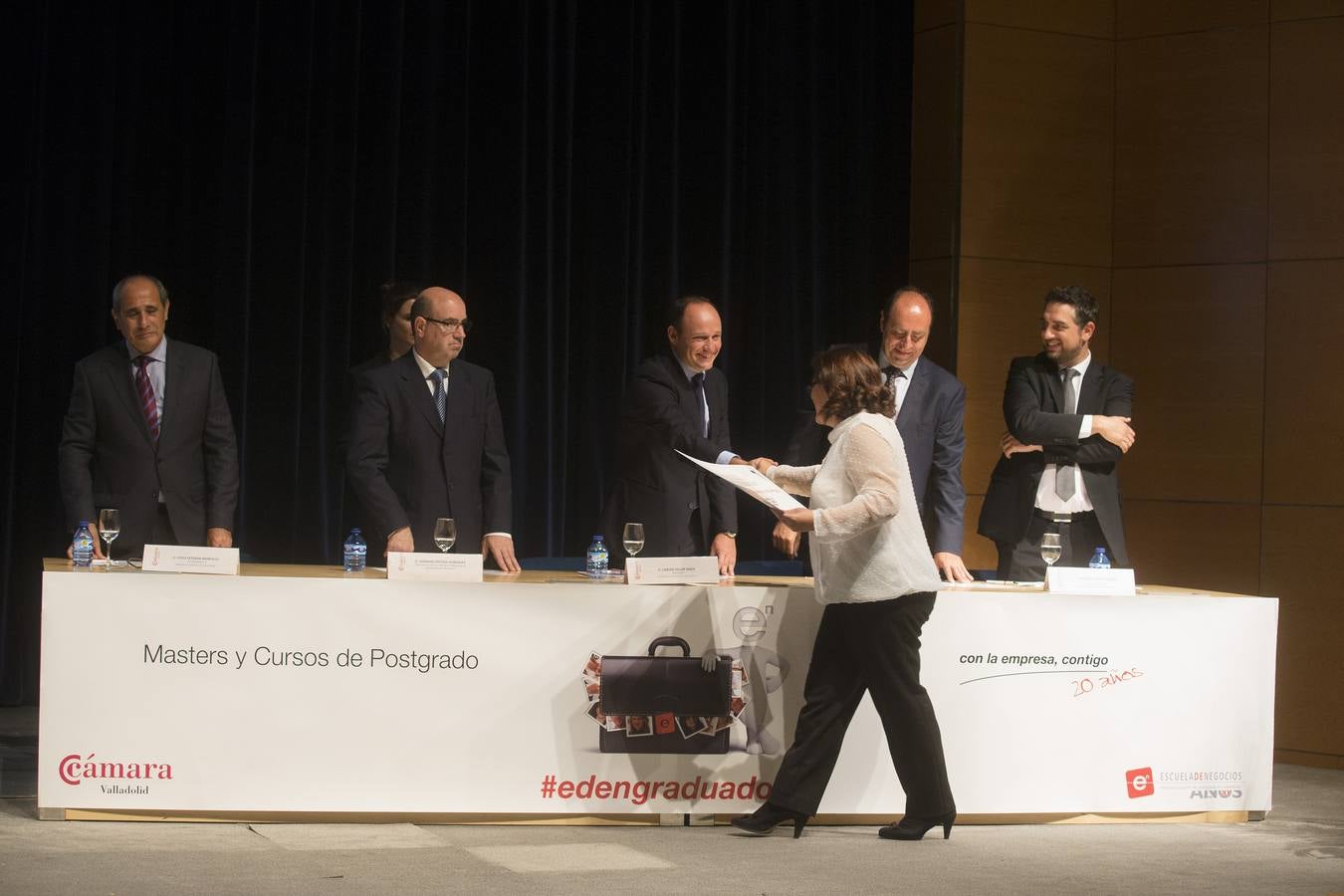Entrega de diplomas de los máster de la Escuela de Negocios de la Cámara de Comercio de Valladolid