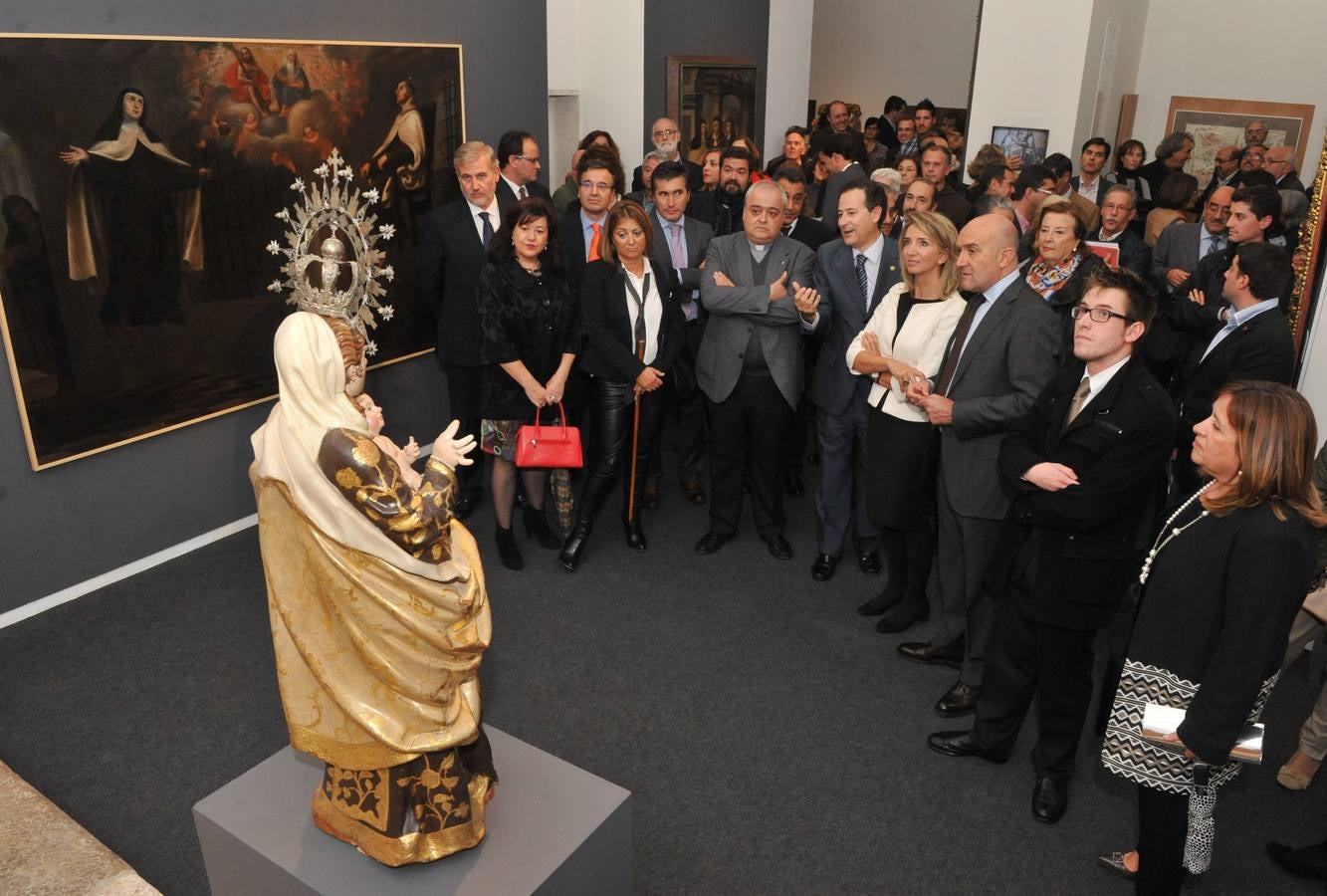 Inauguración de la exposición dedicada a Santa Teresa de Jesús en el Museo de las Ferias de Medina del Campo (Valladolid)