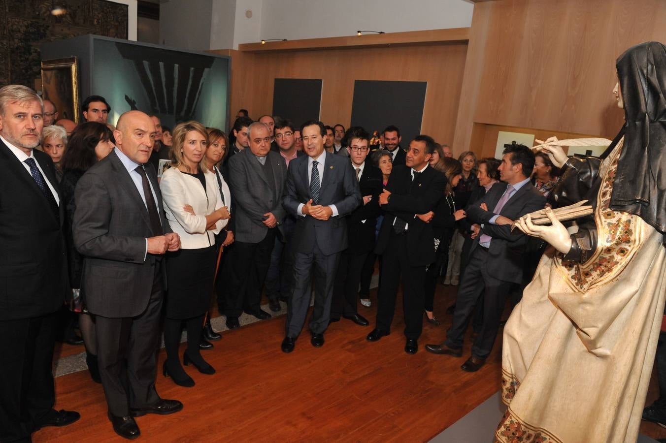 Inauguración de la exposición dedicada a Santa Teresa de Jesús en el Museo de las Ferias de Medina del Campo (Valladolid)