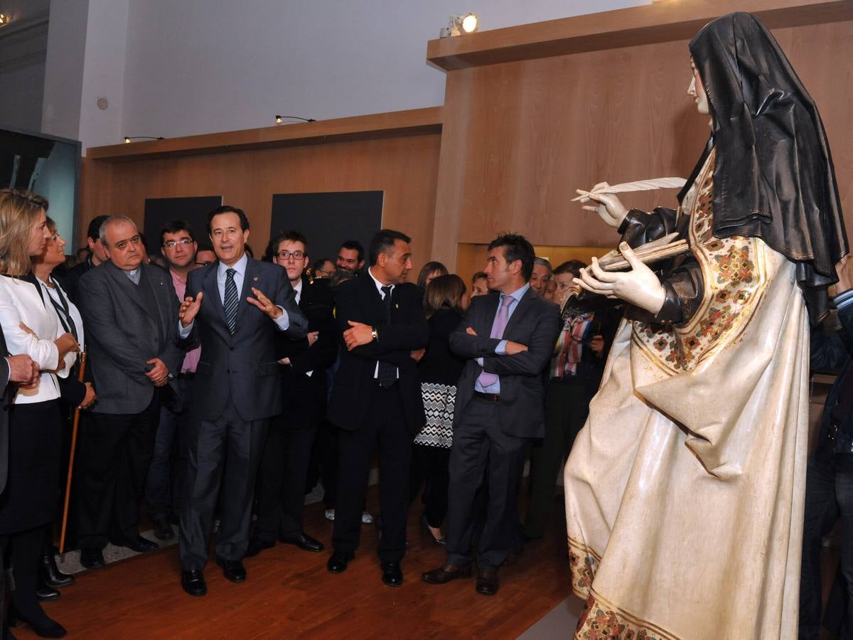 Inauguración de la exposición dedicada a Santa Teresa de Jesús en el Museo de las Ferias de Medina del Campo (Valladolid)