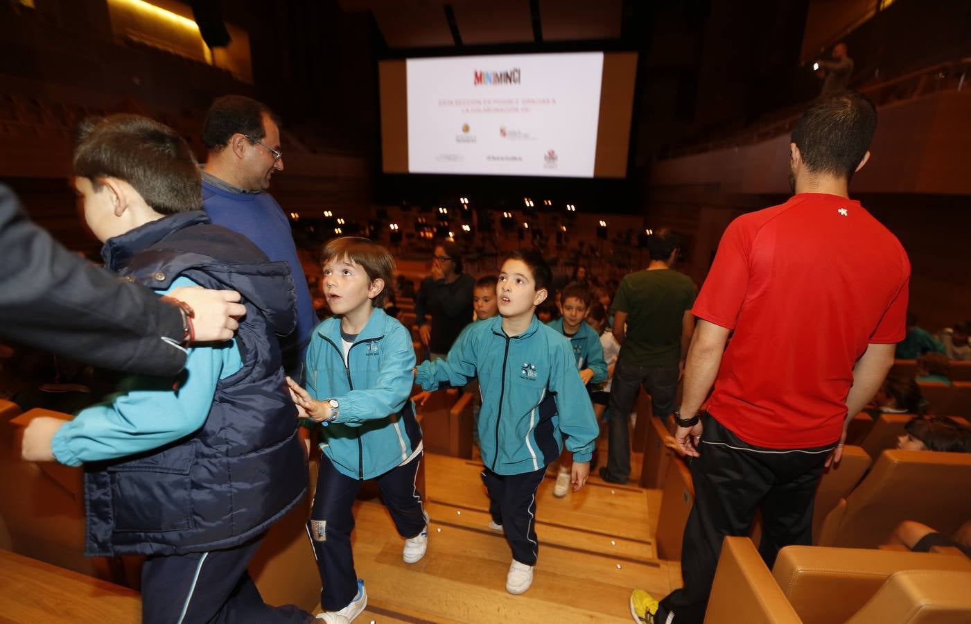 Niños de varios colegios de Valladolid participan en la sección Miniminci de la Seminci
