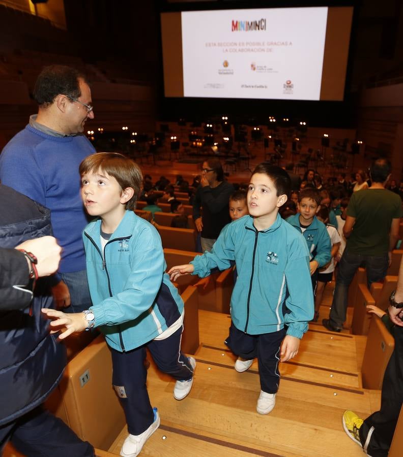 Niños de varios colegios de Valladolid participan en la sección Miniminci de la Seminci
