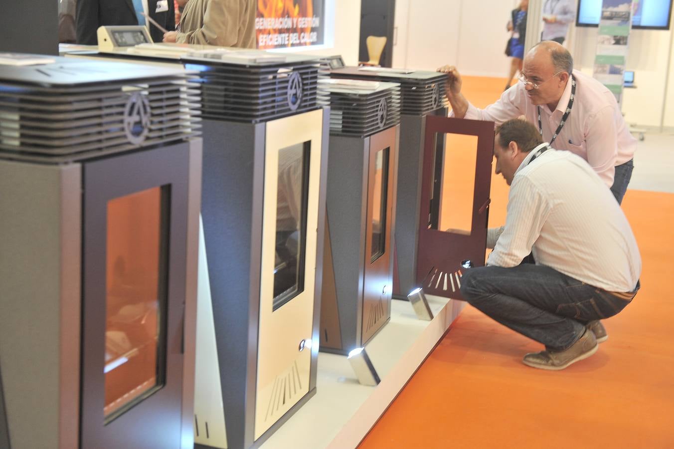 Inauguración de la feria Expobiomasa 2014 en Valladolid