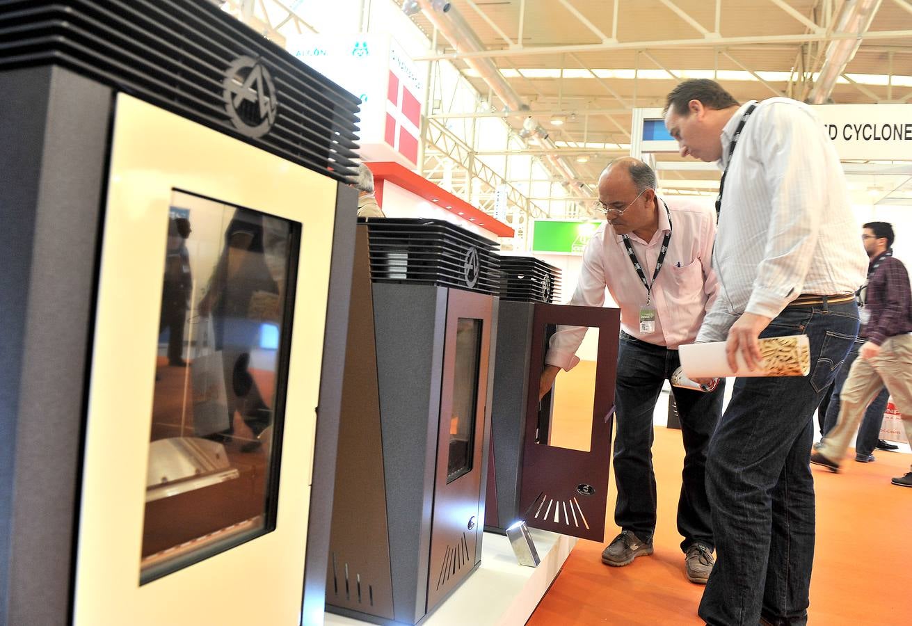 Inauguración de la feria Expobiomasa 2014 en Valladolid