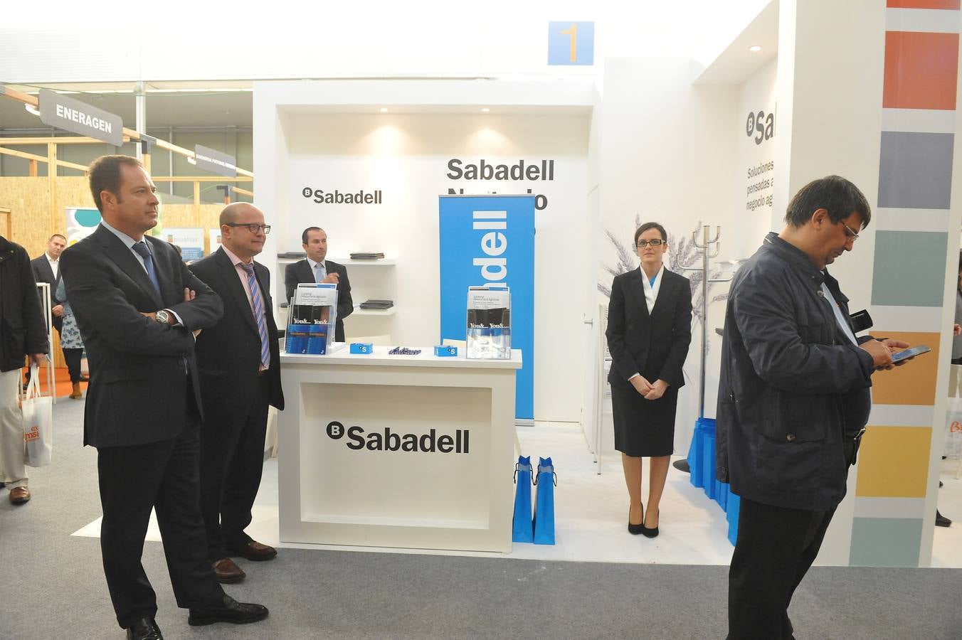 Inauguración de la feria Expobiomasa 2014 en Valladolid