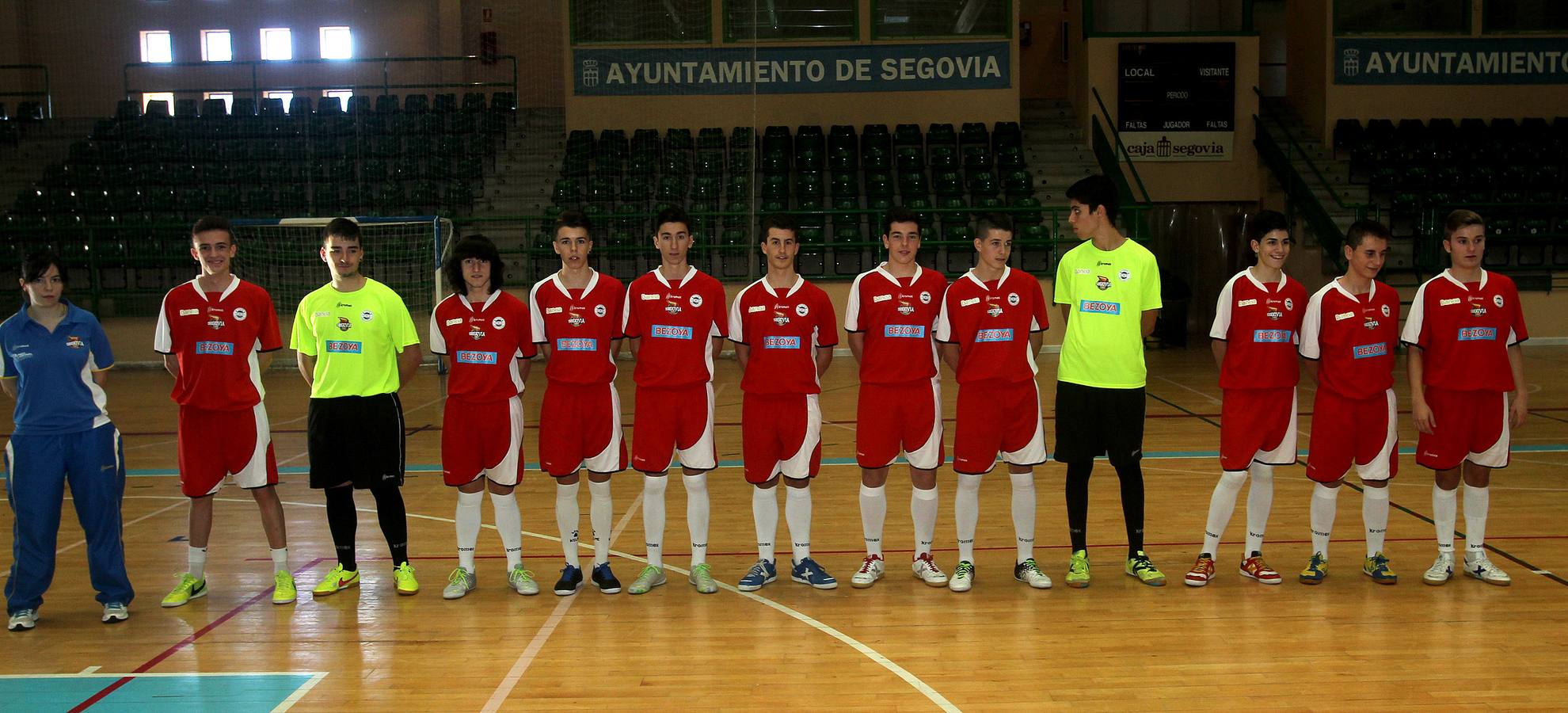 Presentación de la cantera del Segovia Futsal