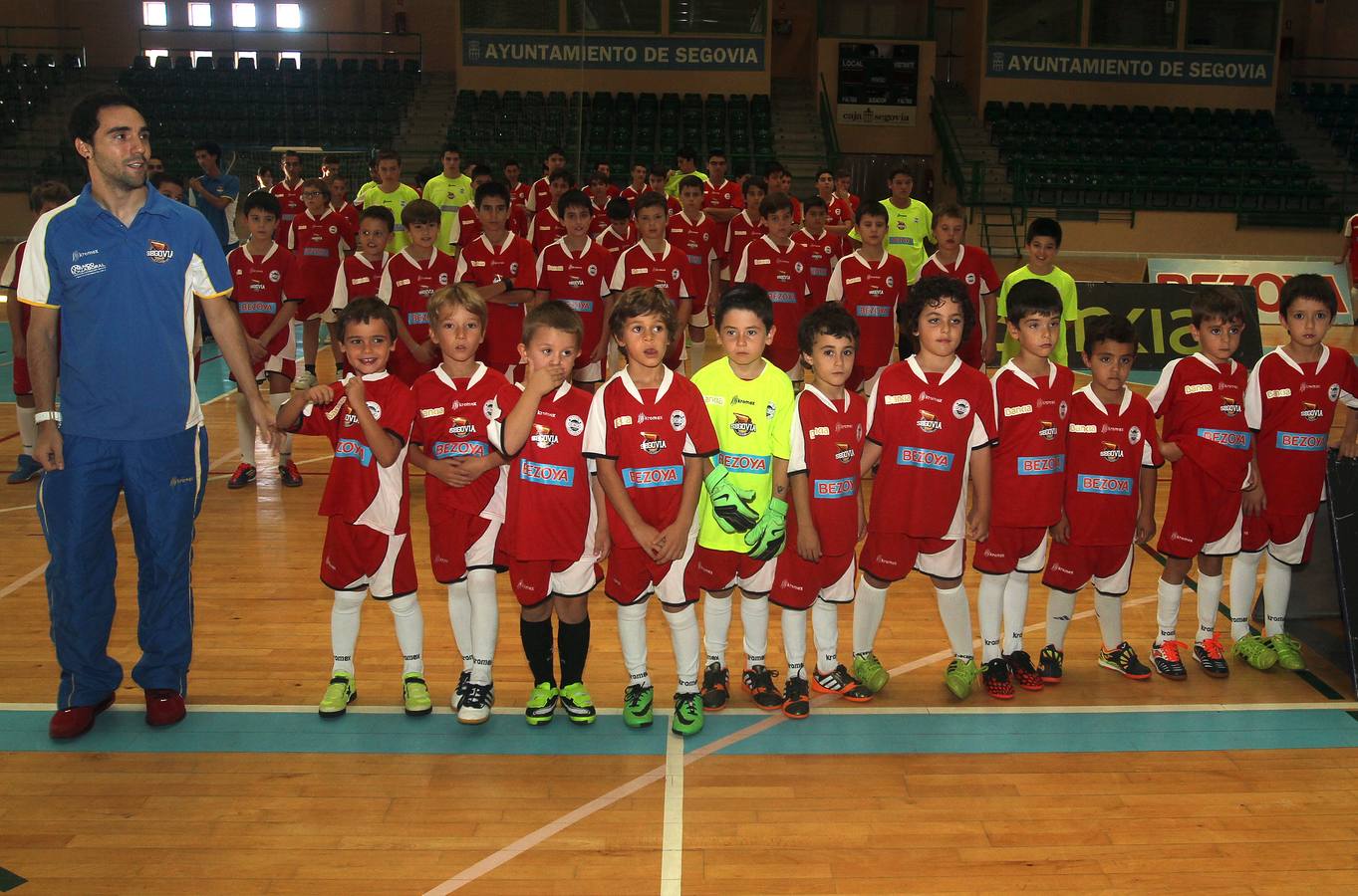 Presentación de la cantera del Segovia Futsal