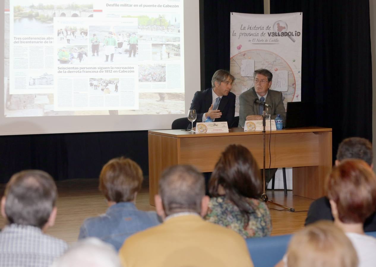 El catedrático Pedro Carasa en el ciclo &#039;La Historia de la Provincia de Valladolid&#039; celebrado en Cabezón de Pisuerga