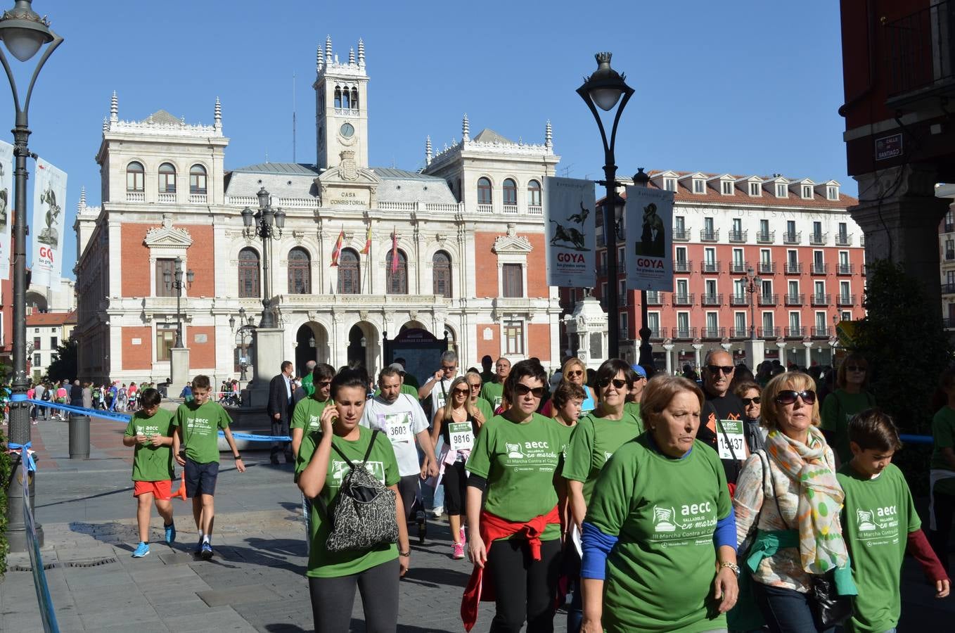 Marcha contra el cáncer en Valladolid (1/4)
