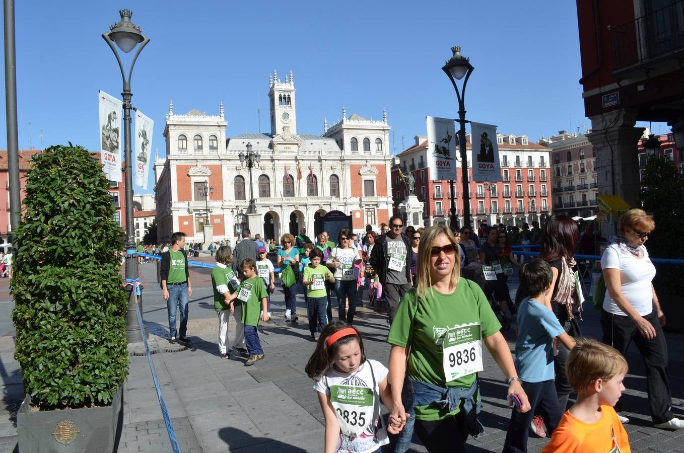Marcha contra el cáncer en Valladolid (1/4)