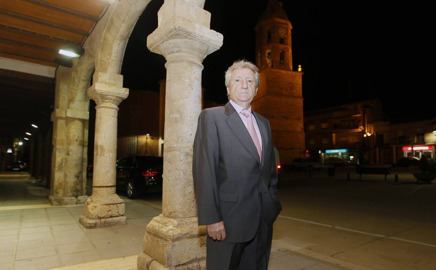 El catedrático Celso Almuiña en el ciclo &#039;La Historia de la Provincia de Valladolid&#039; celebrado en Mayorga