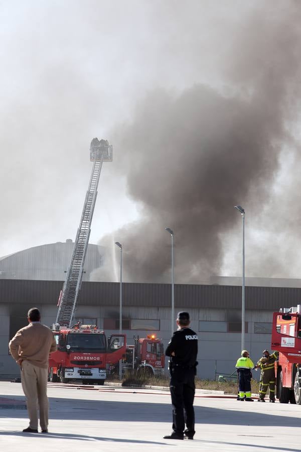 Incendio en la fábrica Composites Avanzados de Arévalo (Ávila)