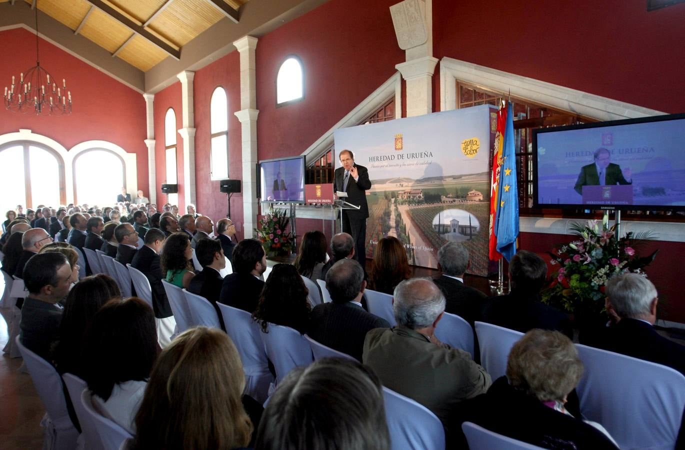 Inauguración de la bodega Heredad de Urueña (Valladolid)