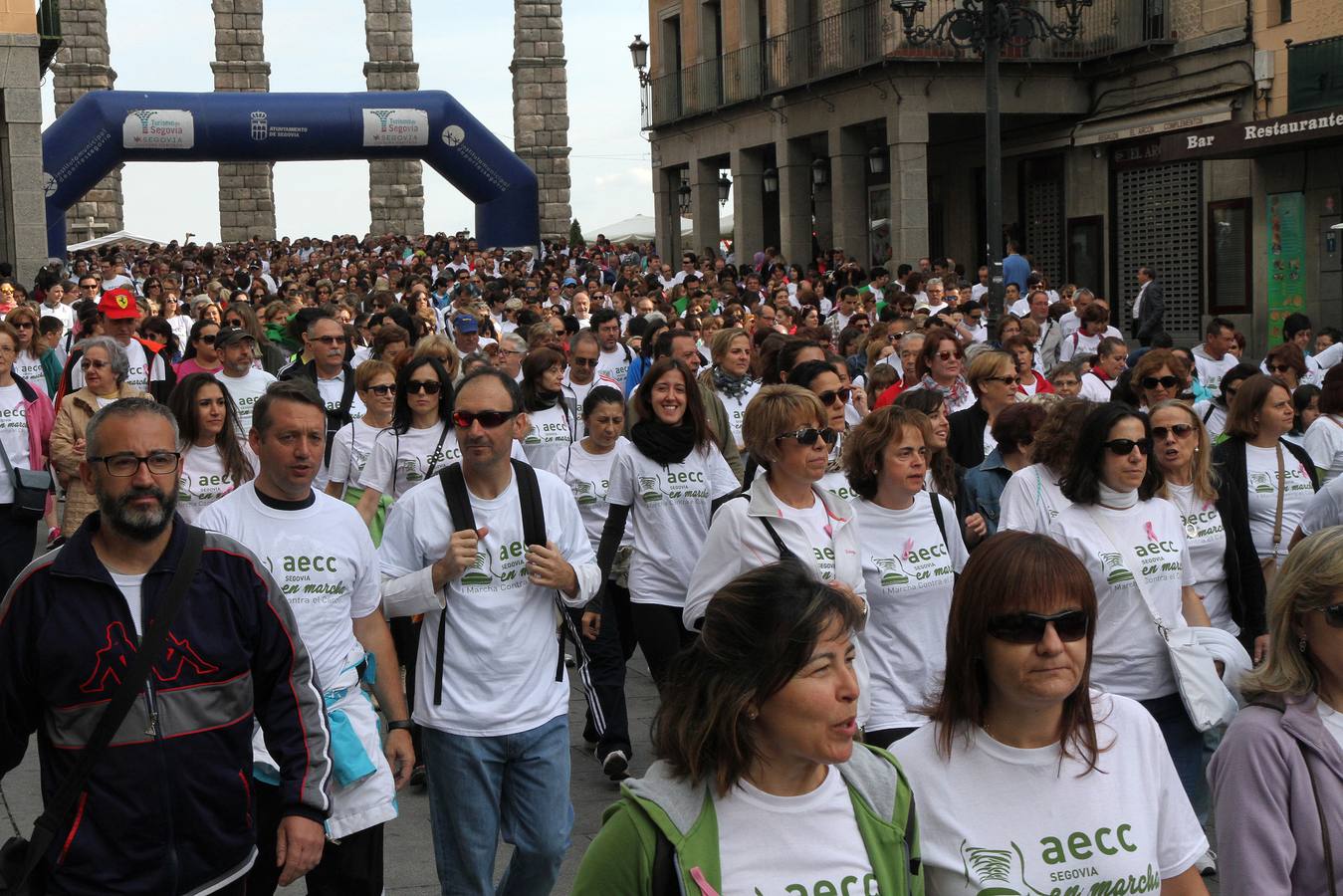 Primera Marcha contra el Cáncer de Segovia