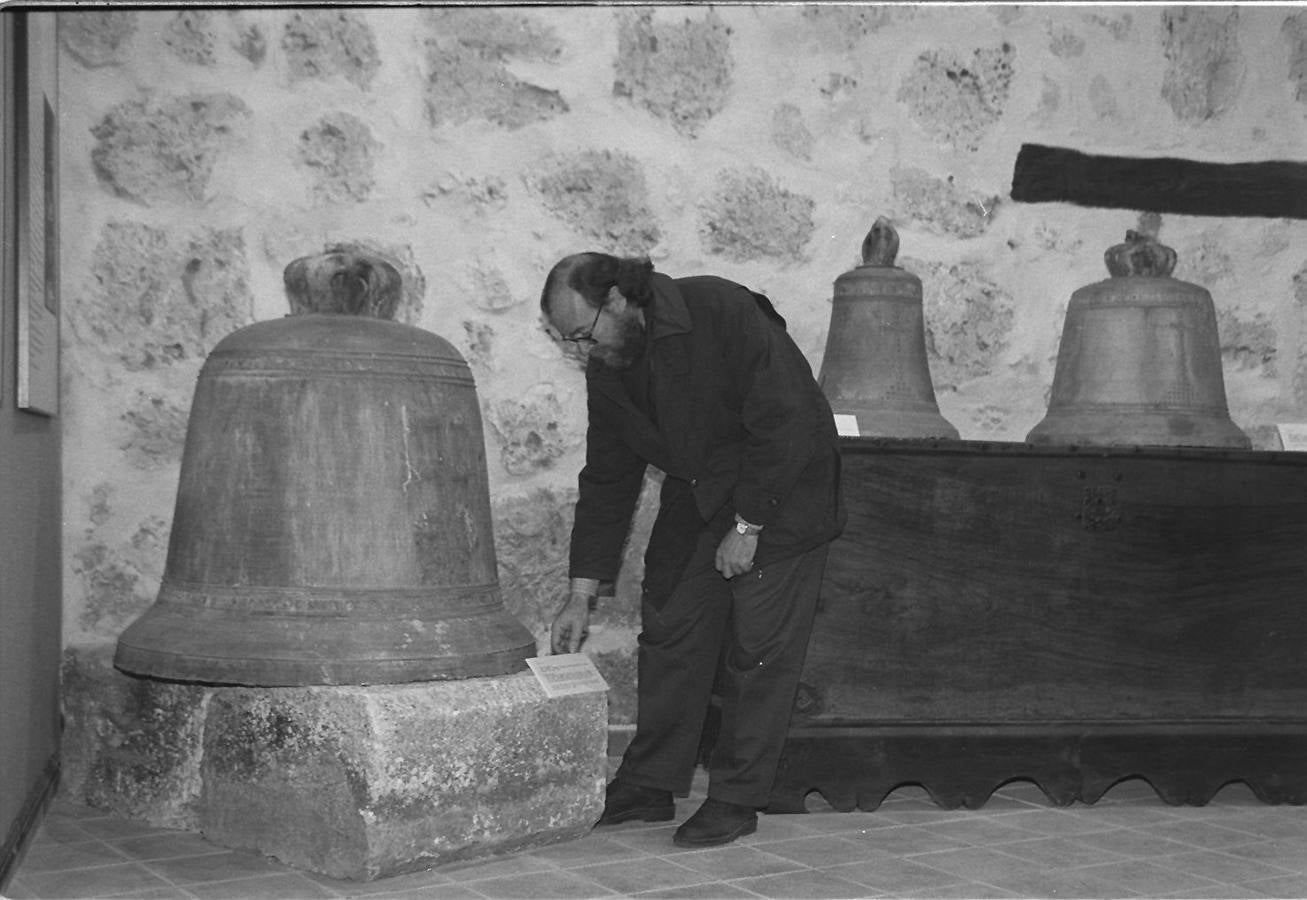 1996. En el Museo de las Campanas de Urueña.