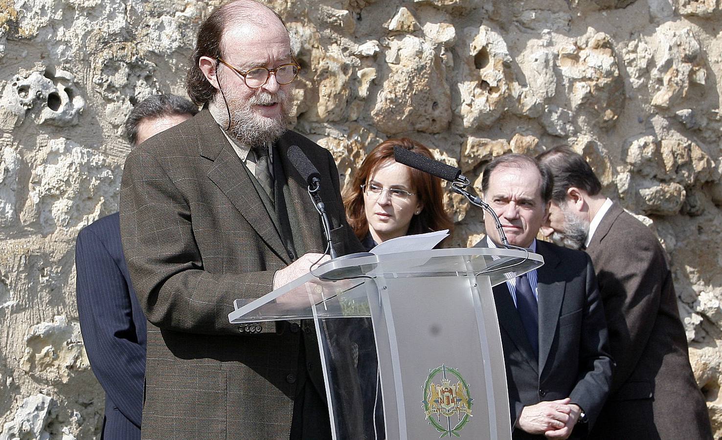 15.03.2007 En la inauguración de la Villa del Libro en Urueña.