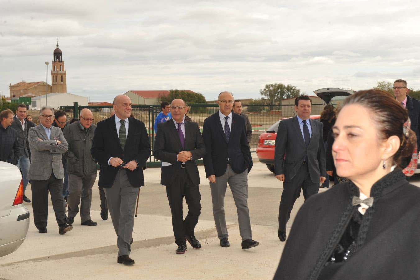 Inauguración del polideportivo multifuncional en Villaverde de Medina. Valladolid