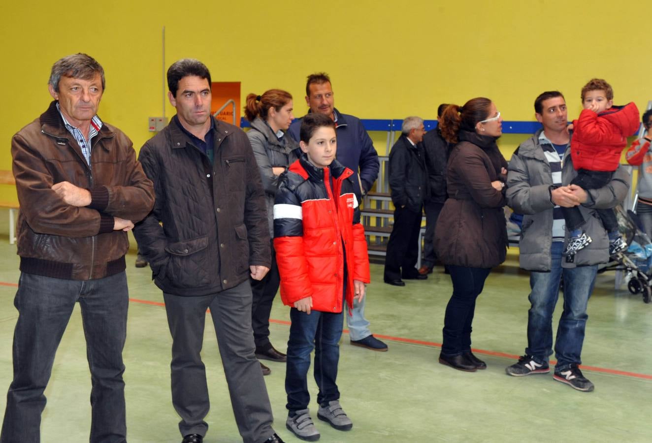 Inauguración del polideportivo multifuncional en Villaverde de Medina. Valladolid