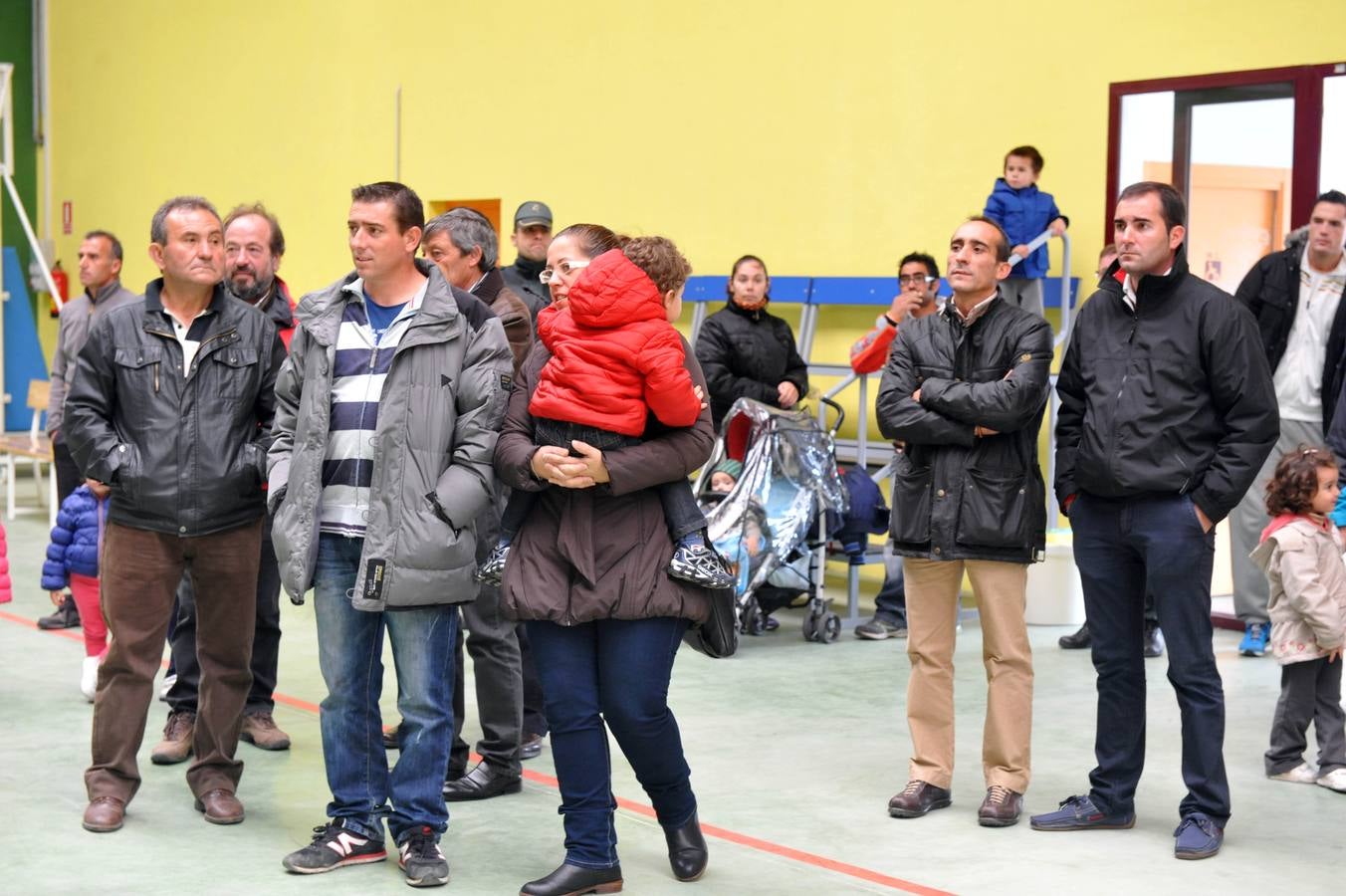 Inauguración del polideportivo multifuncional en Villaverde de Medina. Valladolid