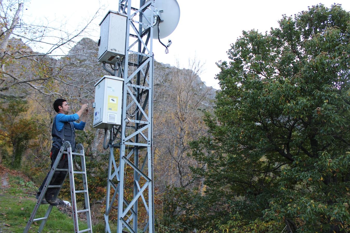 Internet llega a Peñalba de Santiago (León)