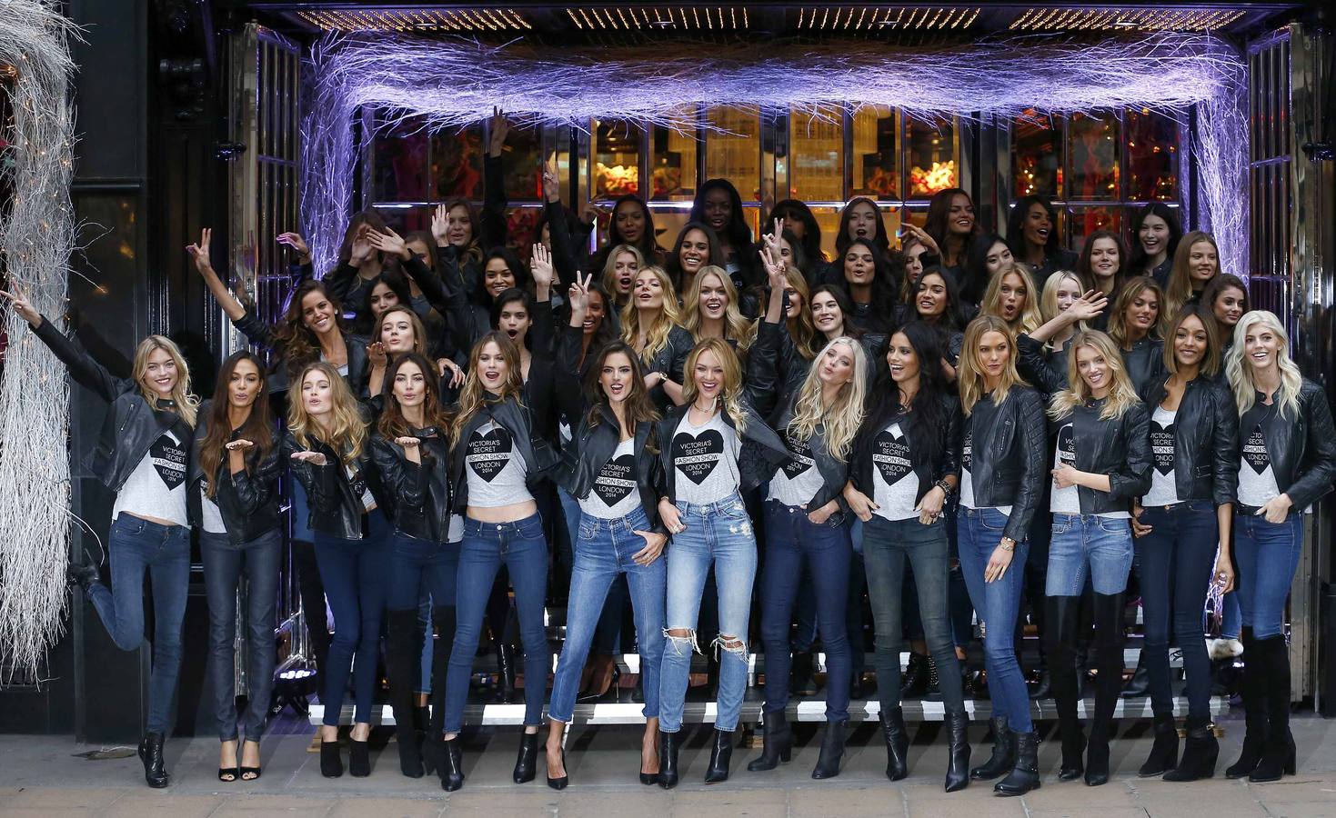 Los ángeles de Victoria&#039;s Secret invaden Londres