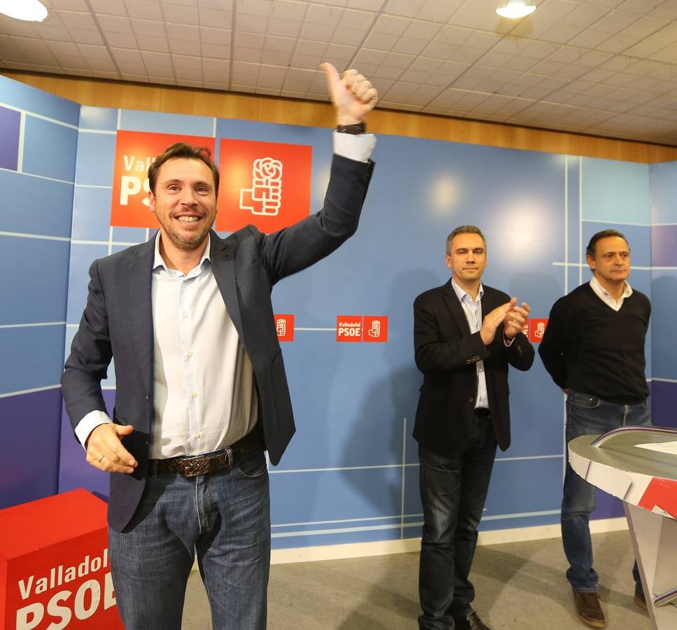 Óscar Puente, candidato del PSOE a la Alcaldía de Valladolid