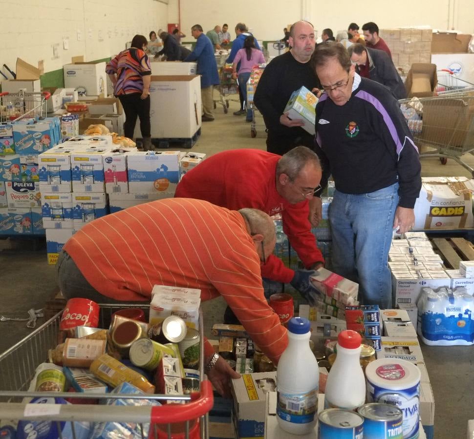 El Banco de Alimentos de Valladolid prepara el reparto de los 225.000 kilos recogidos en la macroperación kilo