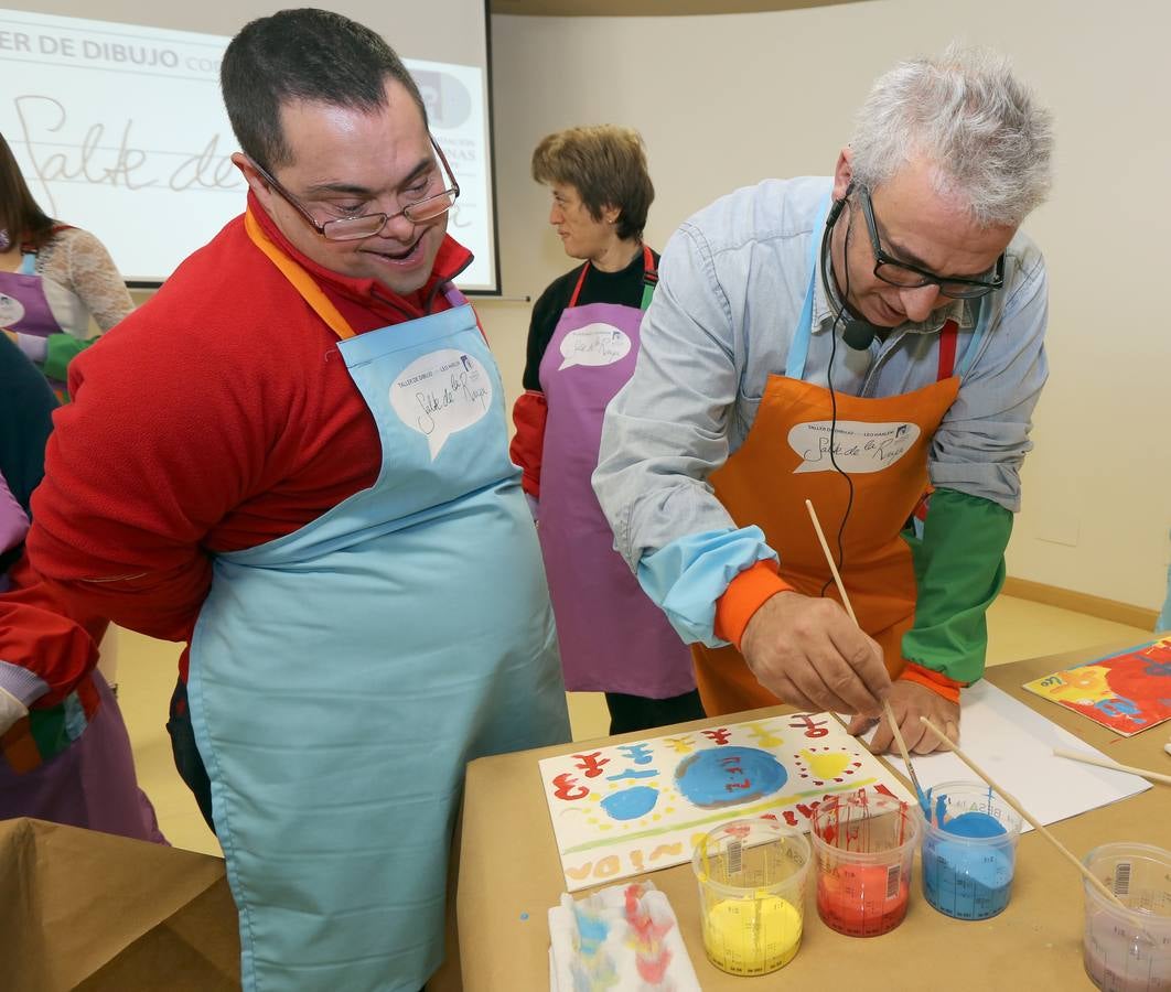 La Fundación Personas celebra un taller de dibujo con Leo Harlem