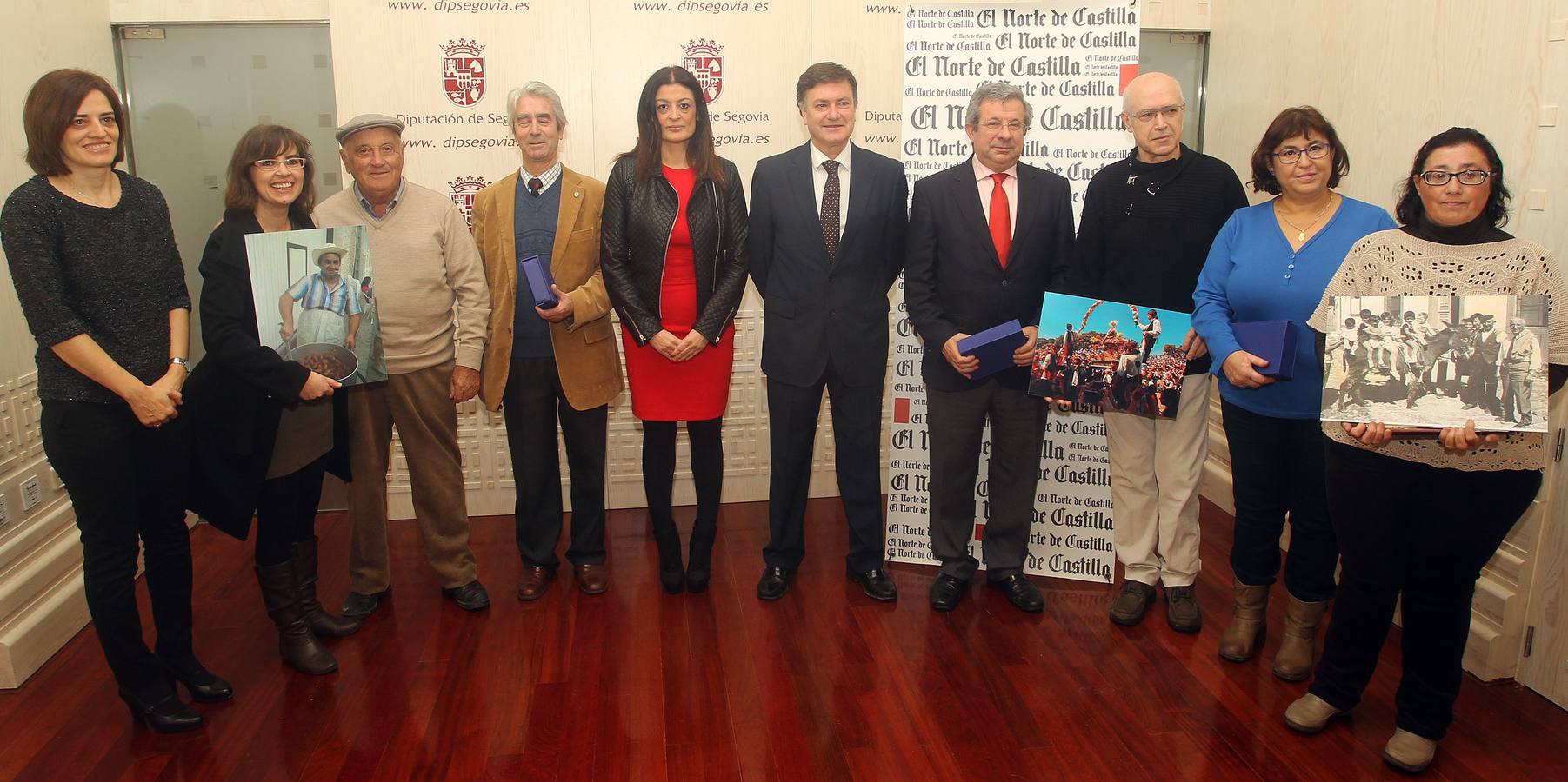 Entrega de premios del concurso fotográfico Pueblos de Segovia que organiza El Norte de Castilla