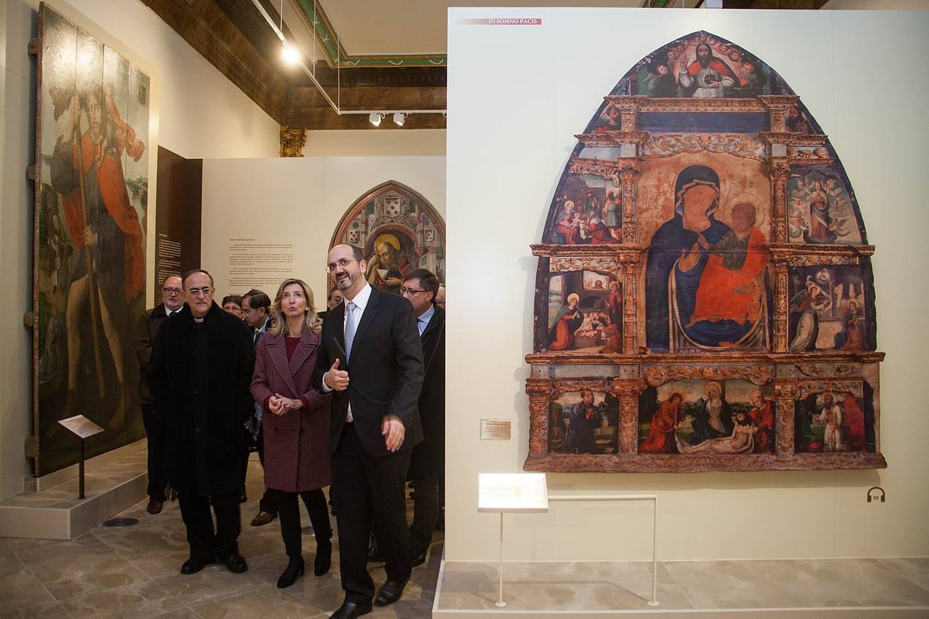 La consejera de Cultura y Turismo, Alicia García presenta la restauración de las salas capitulares de la Catedral de Salamanca